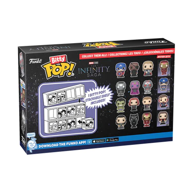 Product Φιγούρες Funko Bitty Pop! Iron Man War Machine, Vision, Ultron & Mystery image