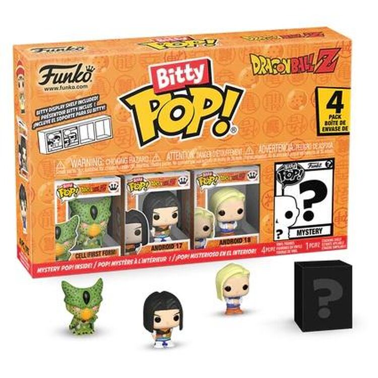 Product Φιγούρες Funko Bitty Pop! Dragon Ball Z Cell (First Form), Android 17, Android 18 image