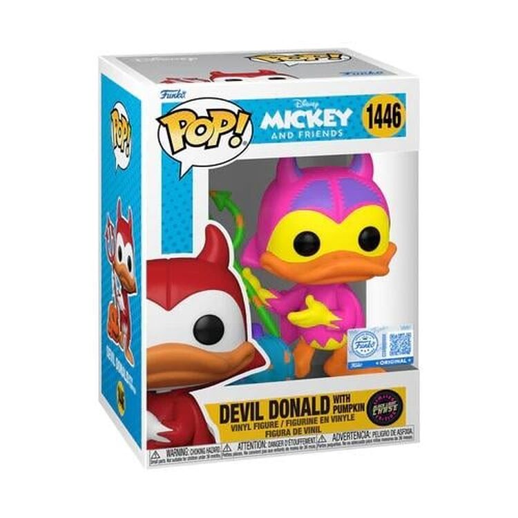 Product Φιγούρα Funko Pop! Mickey & Friends - Devil Donald with Pumpkin (Chase is Possible) image