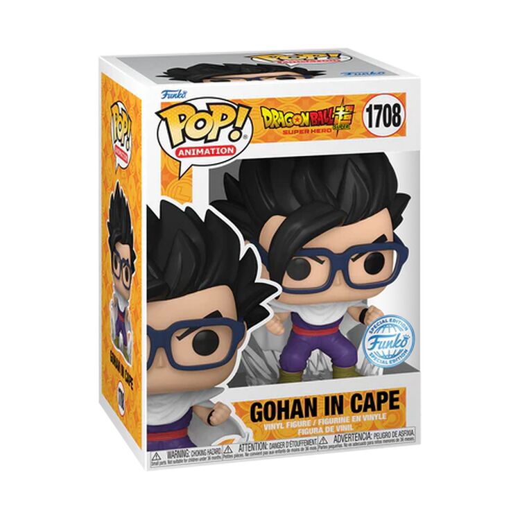 Product Funko Pop!  Dragon Ball Super Super Hero Super Saiyan Gohan in Cape (Chase Is Possible ) (Special Edition) image