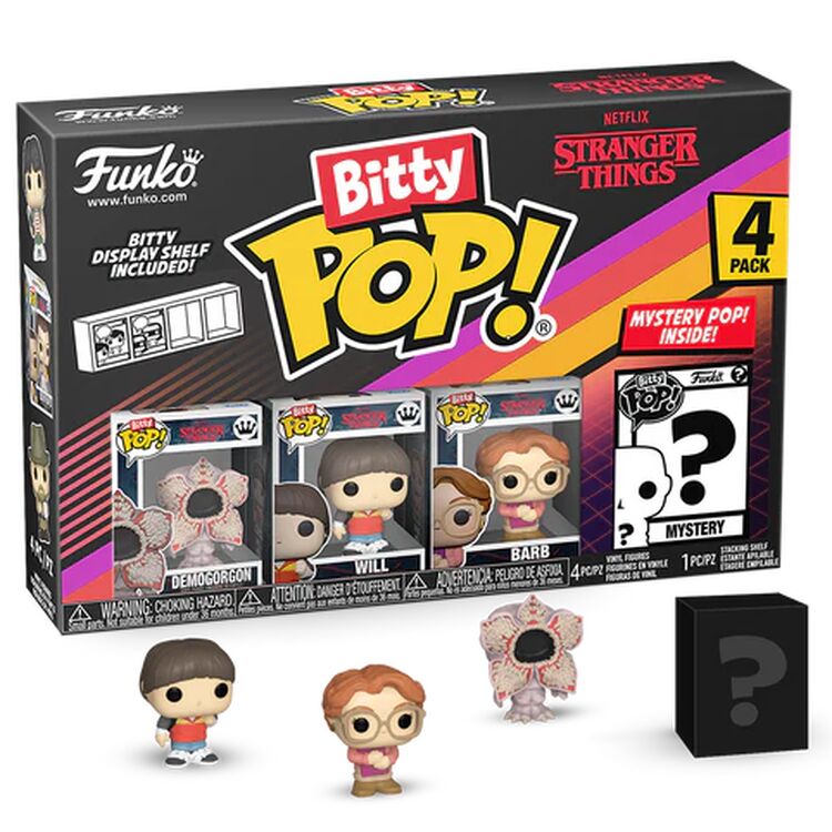 Product Funko Bitty Pop! 4-Pack Stranger Things Demogorgon, Will, Barb image