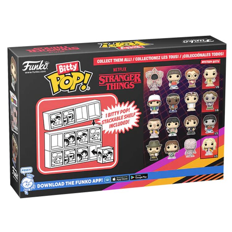 Product Funko Bitty Pop! 4-Pack: Stranger Things Elevenwith Waffles, Mike, Jonathan image