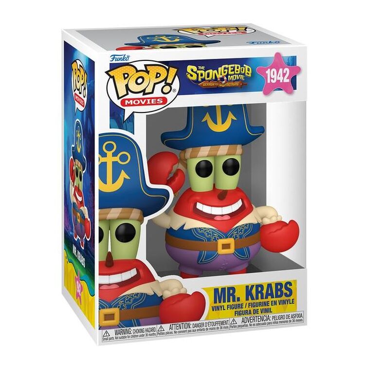 Product Funko Pop! The SpongeBob Movie: Search for SquarePants (2025) - Mr. Krabs (Pirate) image