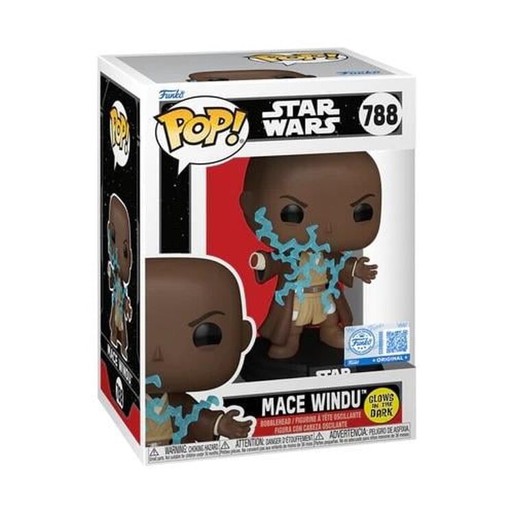 Product Funko Pop! Star Wars: Revenge of The Sith- Mace Windu (Glows in the Dark) (Special Edition) image