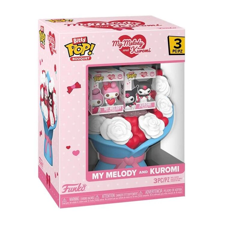 Product Funko Bitty Pop! Bouquet: My Melody and Kuromi Vinyl Figures image