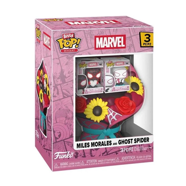 Product Funko Bitty Pop! Bouquet: Marvel - Miles Morales and Ghost Spider Vinyl Figures image