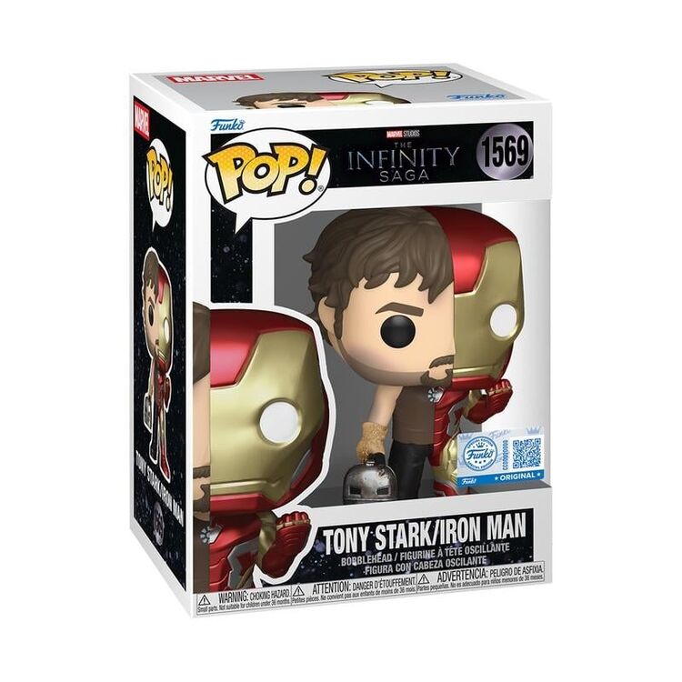 Product Funko Pop! The Infinity Saga - Tony Stark/ Iron Man Split (Special Edition) image