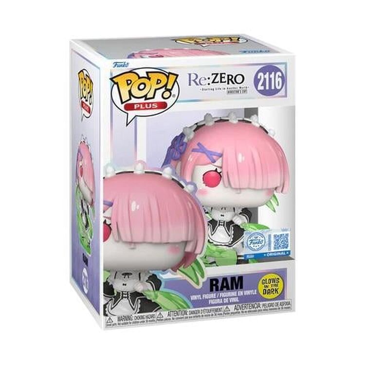 Product Funko Pop! Re:ZERO - Ram (Wind Magic) (Glows in The Dark) (Special Edition) image