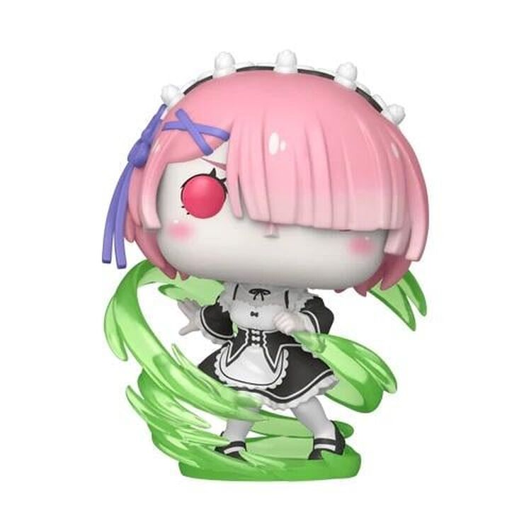Product Funko Pop! Re:ZERO - Ram (Wind Magic) (Glows in The Dark) (Special Edition) image