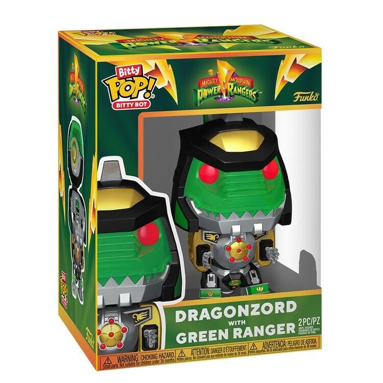 Product Φιγούρα Funko Bitty Pop! Bitty Bots: Power Rangers - Dragon Zord with Green Ranger image