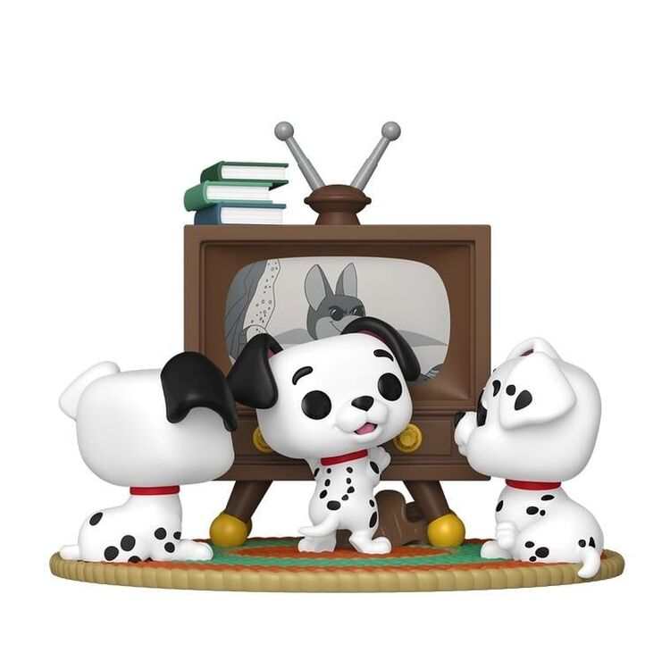 Product Funko Pop! 101 Dalmatians (1961) - Rolly, Patch & Lucky with TV image