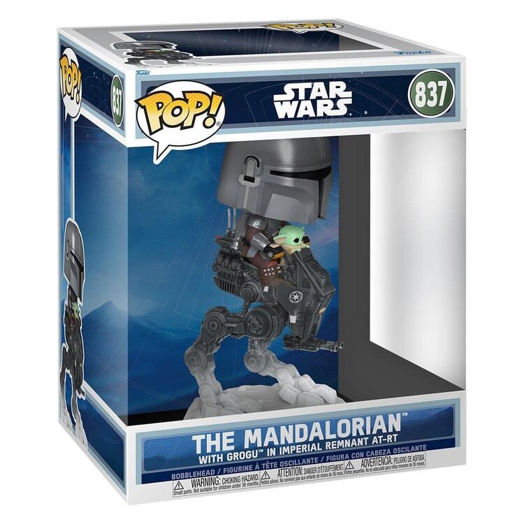 Product Funko Pop! Star Wars: The Mandalorian & Grogu (2026) - The Mandalorian with Grogu in Imperial Remnant AT-RT image