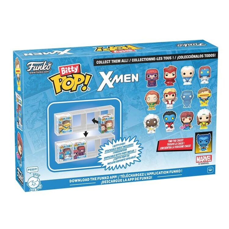Product Funko Bitty Pop! 4-Pack: X-Men - Magneto, Scarlet Witch, Quicksilver, Mystique image