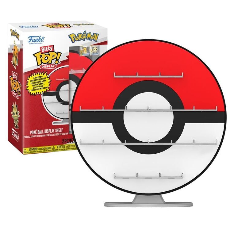 Product Funko Bitty Pop! Display: Pokemon Poke Ball  DisplayShelf & Vinyl Figures image