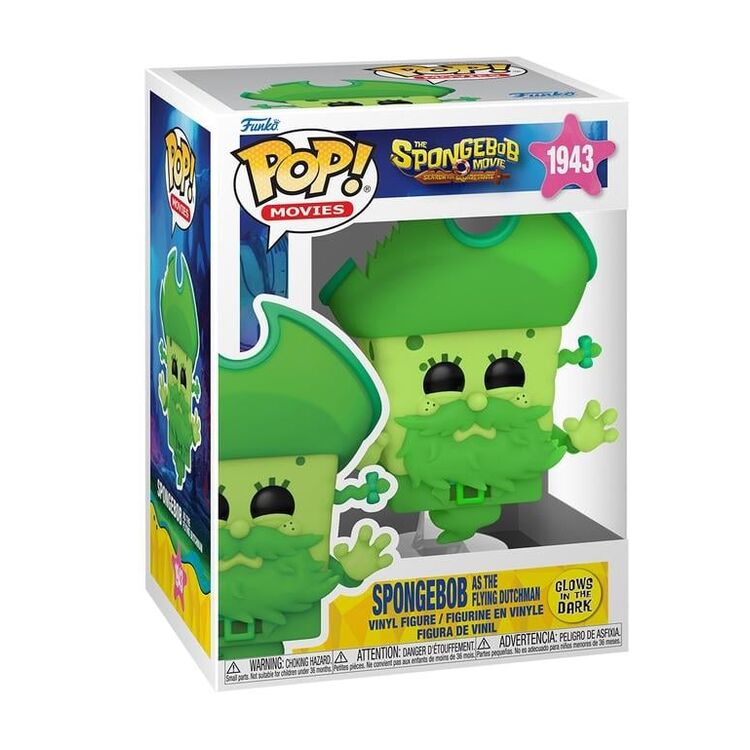 Product Funko Pop! The SpongeBob Movie: Search for SquarePants (2025) - SpongeBob as the Flying Dutchman Glow-in-the-Dark image