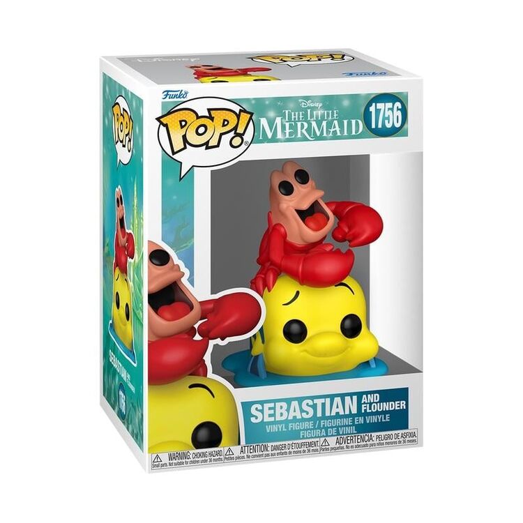 Product Funko Pop! The Little Mermaid (1989) - Sebastian and Flounder image