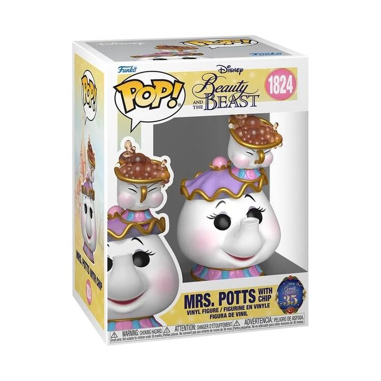 Product Φιγούρα Funko Pop ! Disney Beauty and the Beast Mrs Potts with Chip image