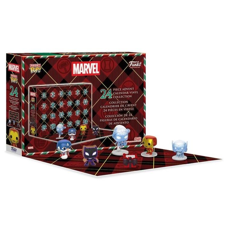 Product Funko Pocket Pop! Advent Calendar: Marvel  24Day Countdown Calendar Vinyl Figures image