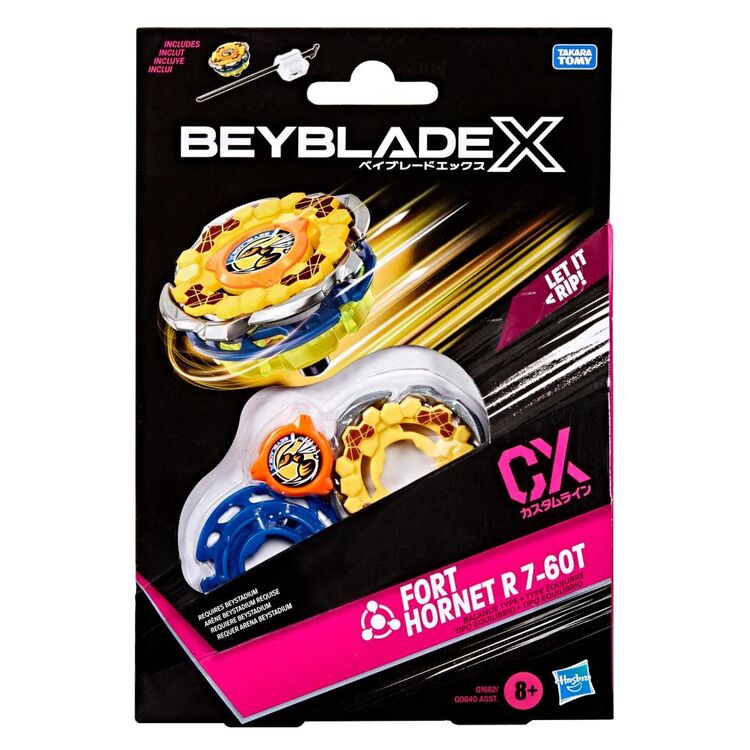 Product Διαδραστικό Παιχνίδι Hasbro Bey Blade: 2.0 Starter Pack Top - Fort Hornet (G1682) image