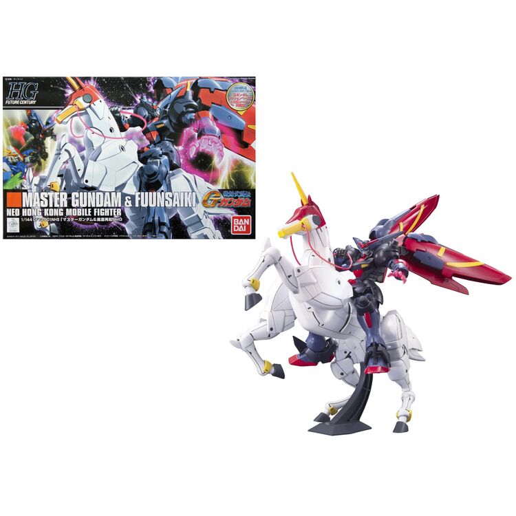 Product Gundum 1/144 HGFC Master Gundam & Fuunsaiki - Model Kit image