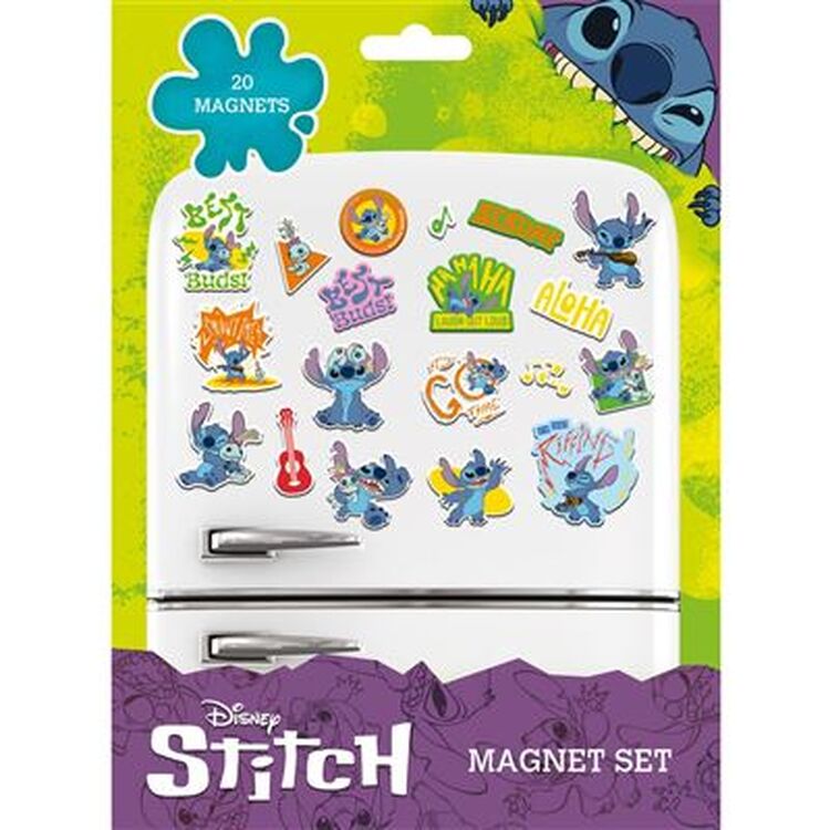 Product Lilo and Stitch Stitch & Scrump 20 Magnet Set image
