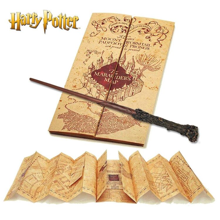 Product Harry Potter Wand and Marauder's Map Blister image