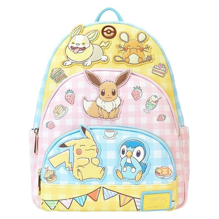 Product Loungefly Pokemon Cafe Triple Backpack image