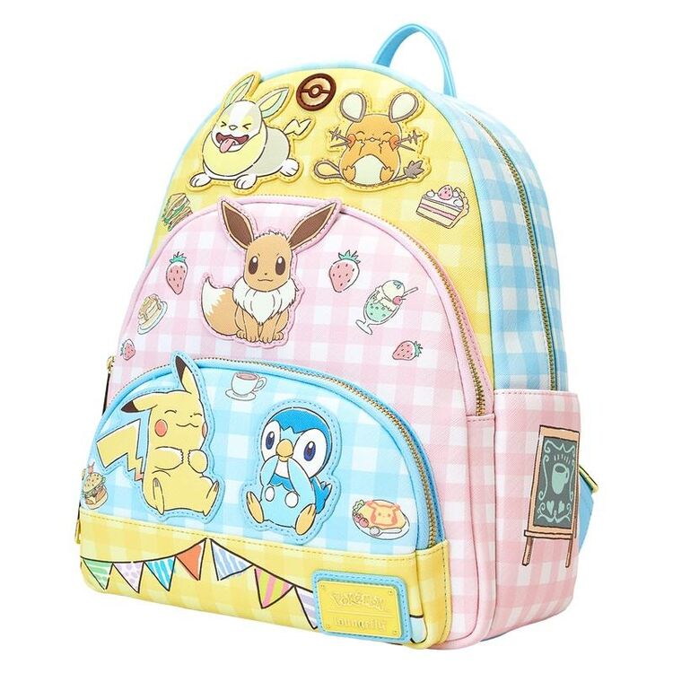 Product Loungefly Pokemon Cafe Triple Backpack image