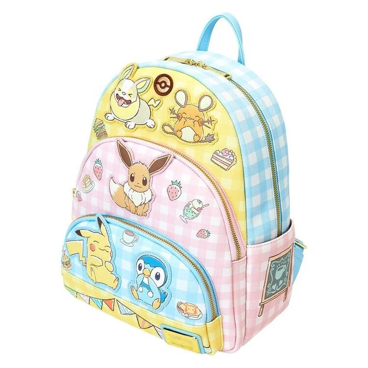 Product Loungefly Pokemon Cafe Triple Backpack image