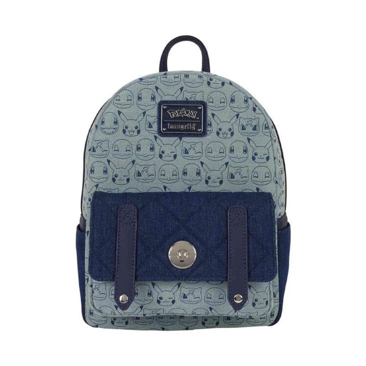 Product Τσάντα Πλάτης Loungefly Pokemon - Faux Denim Mini Backpack image