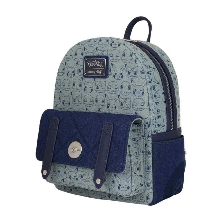 Product Τσάντα Πλάτης Loungefly Pokemon - Faux Denim Mini Backpack image