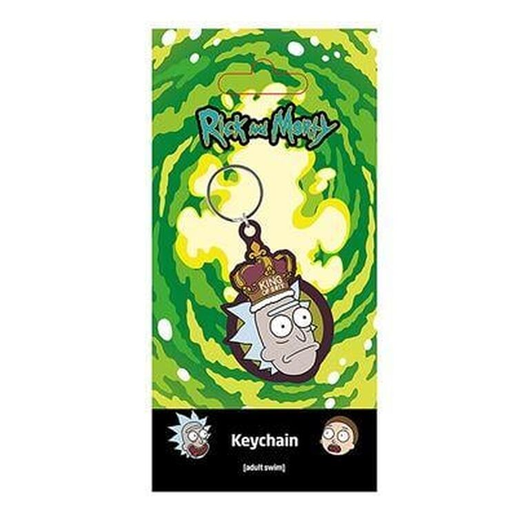 Product Μπρελόκ Rick and Morty PVC Keychain King of S**t Keychain image