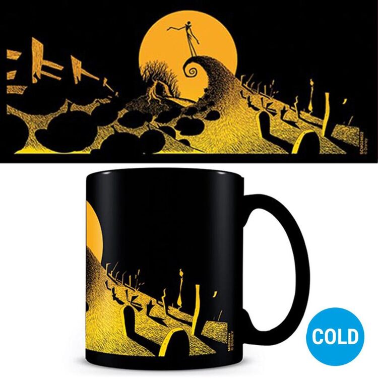 Product Disney Nightmare Before Christmas Graveyard Scene Heat Changing Mug image