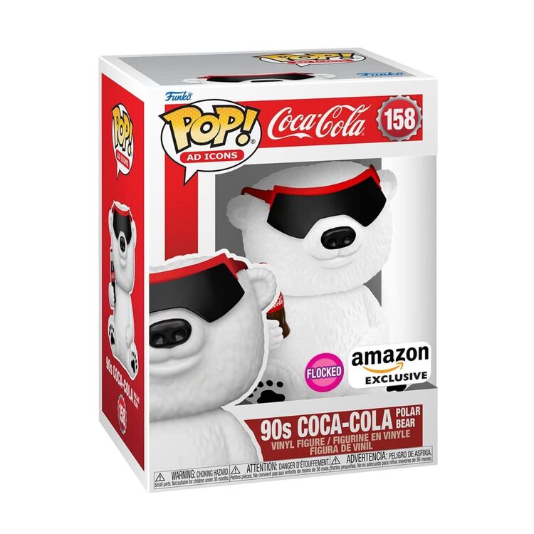 Product Funko Pop! AD Icons 90s Coca-Cola Polar Bear (Flocked)(Special Edition) image