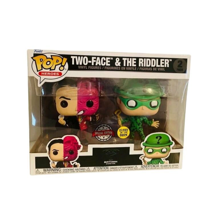 Product Funko Pop! Dc Batman Forever Two Face and Riddler GITD (Special Edition) image