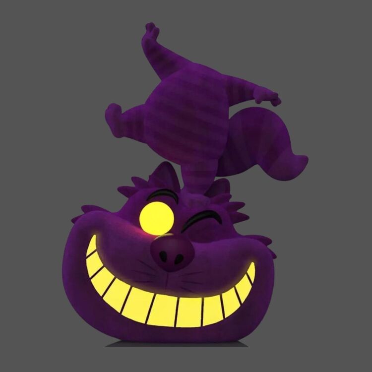Product Funko Pop! Disney Alice Cheshire Cat Standing on Head GITD-Flocked (Chase Is Possible) (Special Edition) image