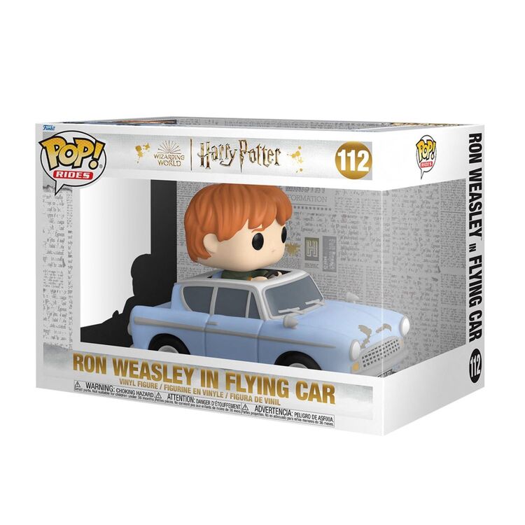 Product Funko Pop! Rides Harry Potter Ron Weasley in Flying Car image