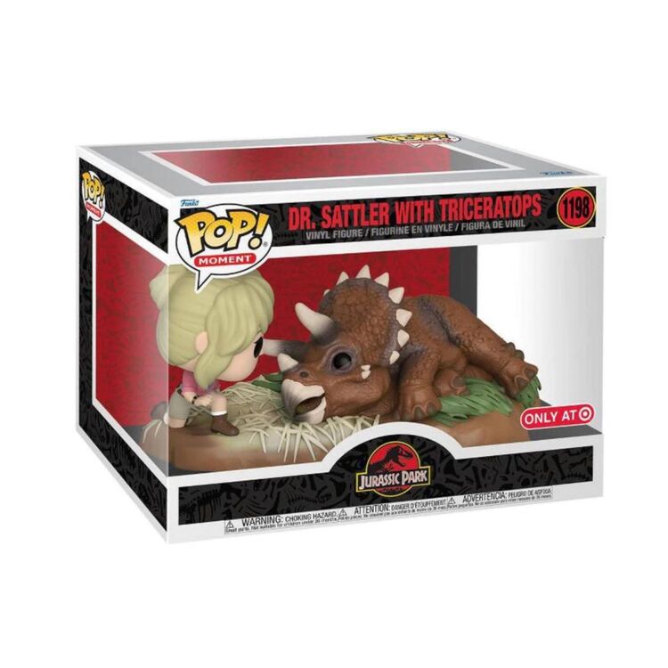 Product Funko Pop! Moment Jurassic Park Dr. Sattler with Triceratops (Special Edition) image