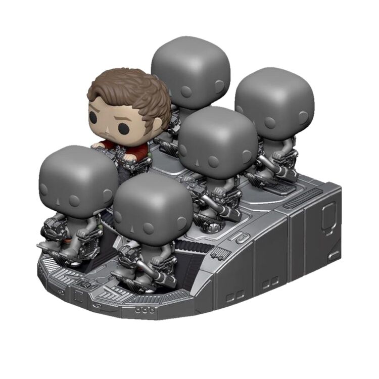 Product Funko Pop! Marvel Deluxe Guardians of the Galaxy Star Lord on Ship (Special Edition) image