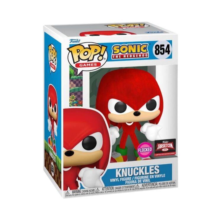 Product Φιγούρα Funko Pop! Sonic The Hedgehog Knuckles Flocked (Special Edition) image