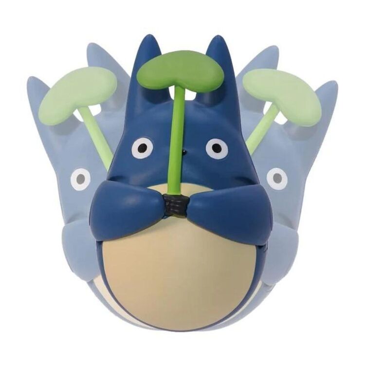 Product Studio Ghibli My Neighbor Totoro Blue Totoro with leaf Figure Culbuto image