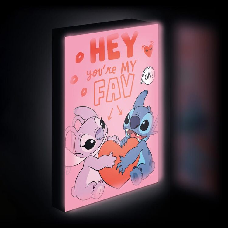 Product Disney Stitch Love Light Canvas image