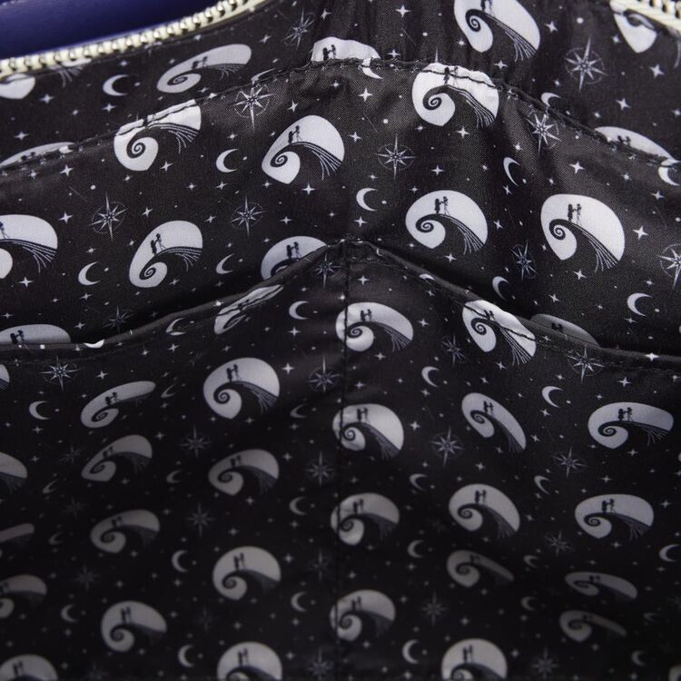 Product Loungefly Disney: The Nightmare Before Christmas - Jack Skellington & Sally Night Sky Convertible Backpack Tote Bag image