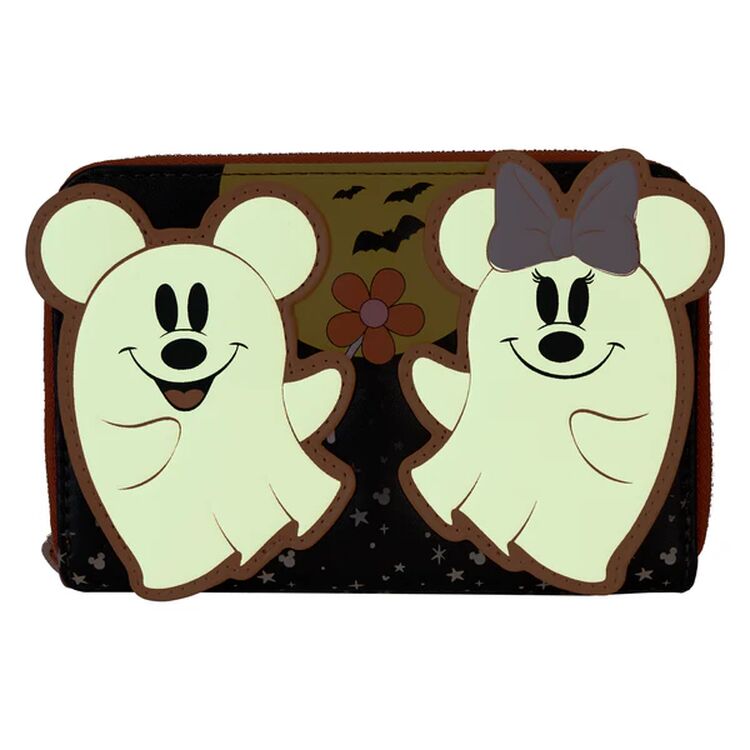 Product Loungefly Disney: Mickey & Friends Halloween (Glows in the Dark) Zip Around Wallet image