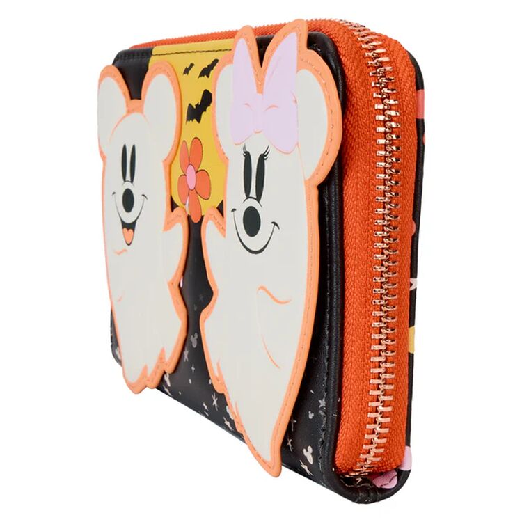 Product Loungefly Disney: Mickey & Friends Halloween (Glows in the Dark) Zip Around Wallet image