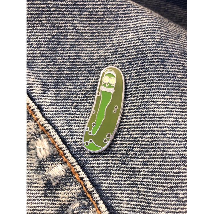 Product Rick and Morty Pickle Rick Enamel Pin image
