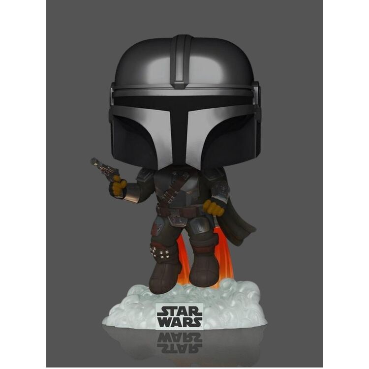 Product Funko Pop!Star Wars Mandalorian Flying ( Special Edition) - Nerdom Exclusive image