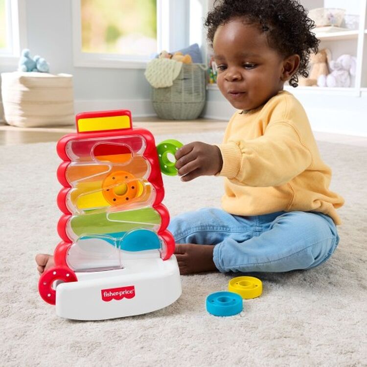 Product Βρεφικό Παιχνίδι Fisher-Price: Drop Through - Rock-A-Stack (JLB81) image