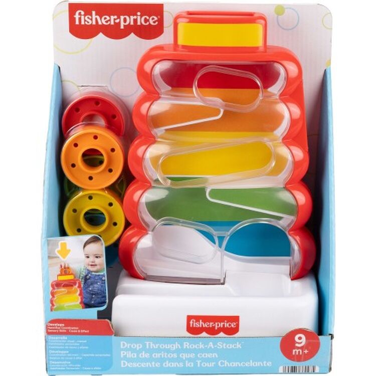 Product Βρεφικό Παιχνίδι Fisher-Price: Drop Through - Rock-A-Stack (JLB81) image