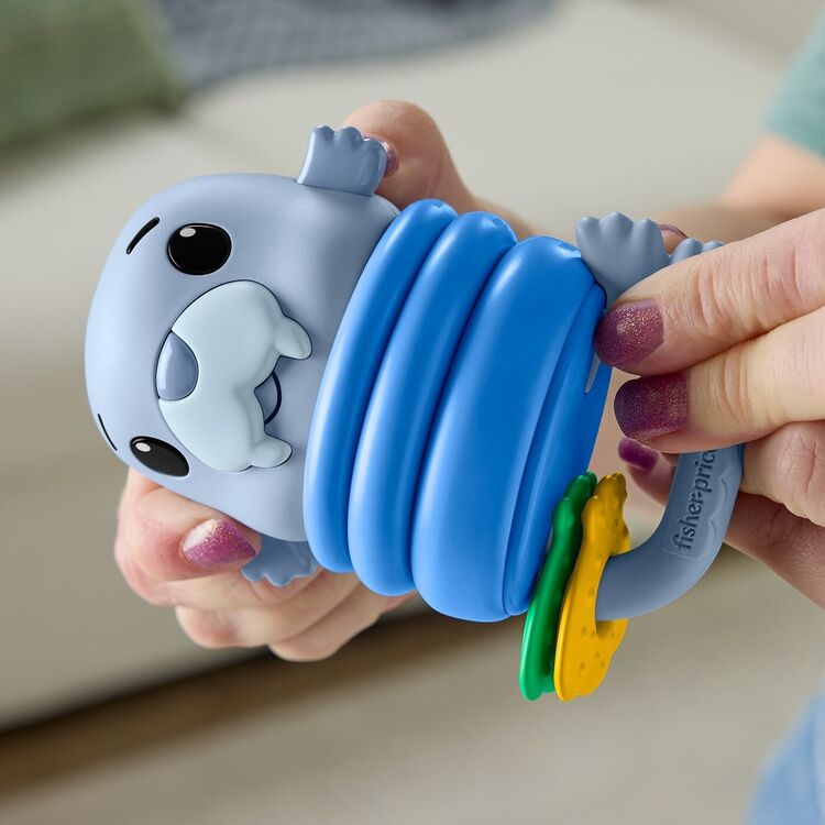 Product Fisher-Price: Squishseas Silicone - Walrus Rattle (JHB56) image